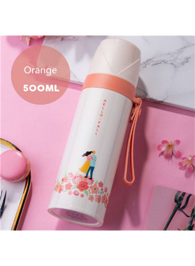 Beauenty Portable Thermos Beige/Pink - Image 2