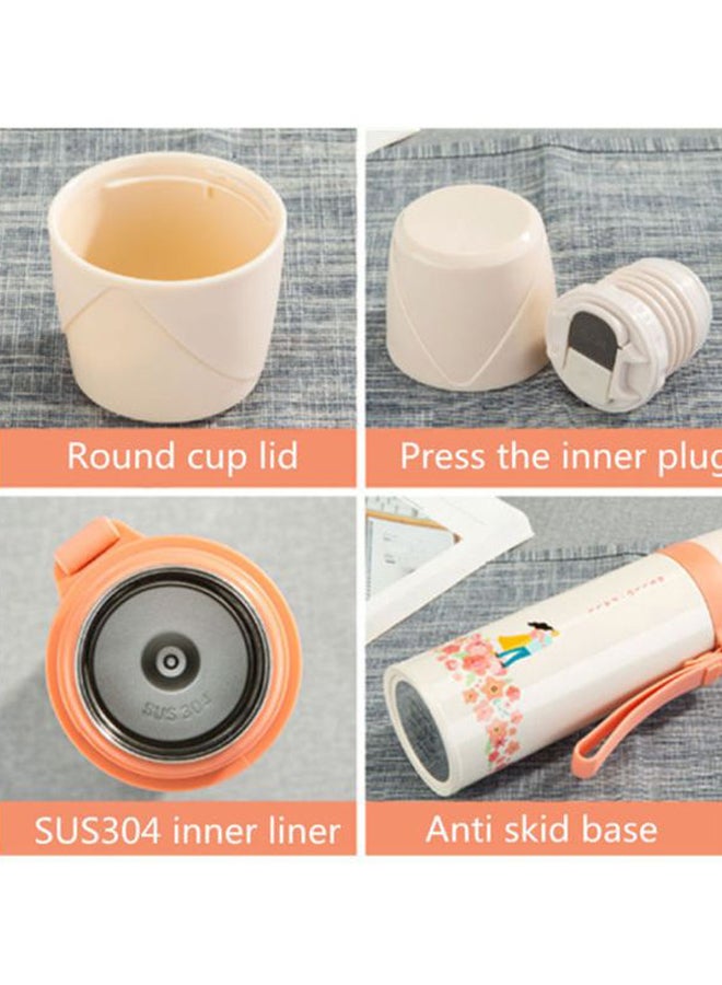 Beauenty Portable Thermos Beige/Pink - Image 3