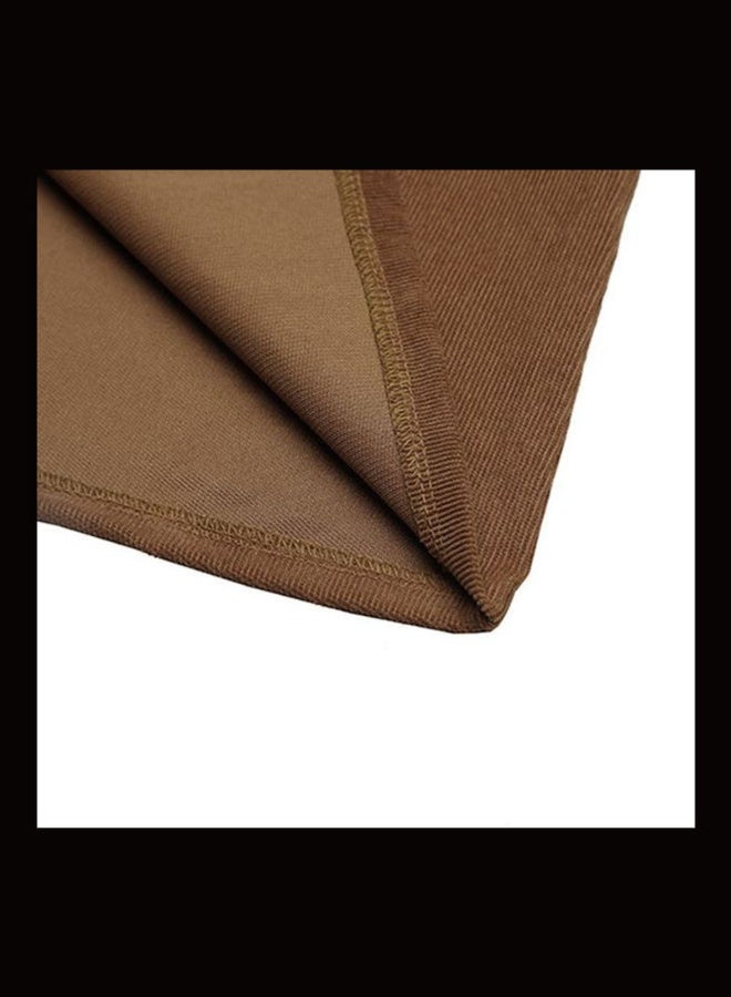 Corduroy Casual Strap Pocket Vintage Dress Coffee - Image 4