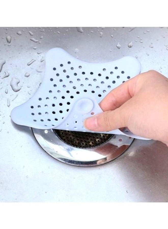 2-Piece Star-Shaped Silicone Sink Strainer Multicolour - v1621428259/N47172762A_4