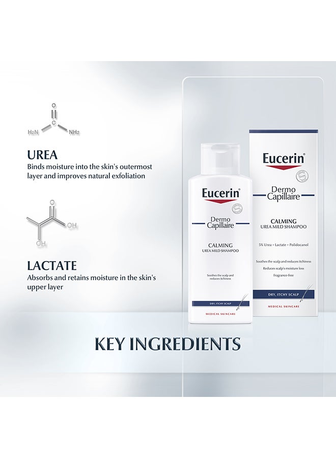 Eucerin - Dermocapillaire Dry And Itchy Scalp 5% Urea Shampoo 250ml - Image 1