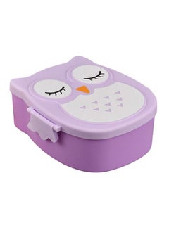 CYTHERIA Owl Designed Food Container Lunch Box Purple  - Image 1