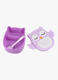 CYTHERIA Owl Designed Food Container Lunch Box Purple  - Image 3
