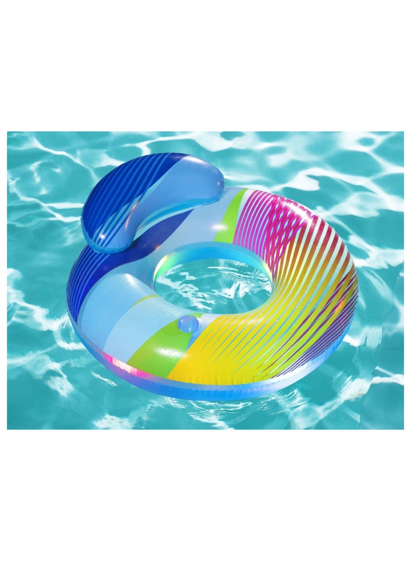 بست واي حلقة سباحة قابلة للنفخ ومزودة بإضاءة LED طراز 43252 104x104x45سم - Image 4