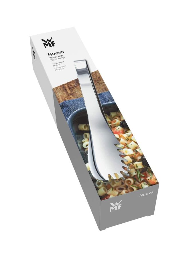 WMF Nuova Pasta Tongs Silver 25cm - Image 3