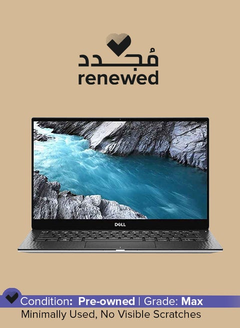 Renewed - XPS 13 7390 (2020) Laptop With 13.4-Inch Display, Intel Core i5 Processor/10th Gen/8GB RAM/256GB SSD/Intel UHD Graphics With English/Arabic Keyboard Black