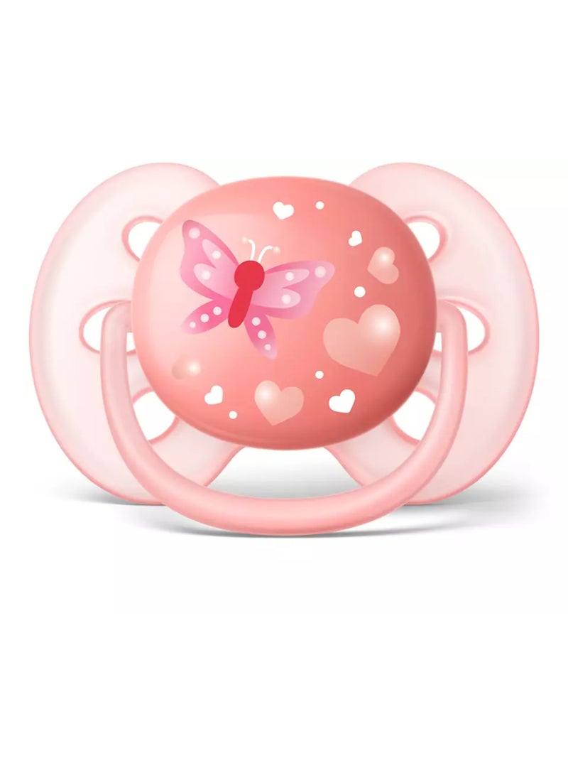 PHILIPS AVENT - 2-Piece Silicone Dynamic Soother Set (6-18 Months) - Image 1