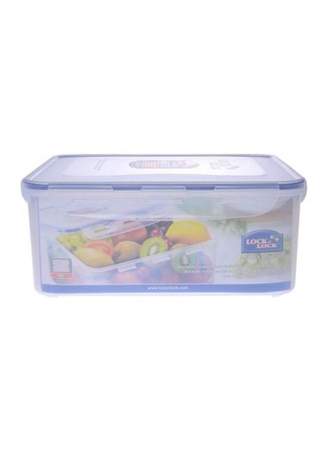 Lock & Lock Rectangular Food Container, 5.5 Liter HPL836 Clear/Blue