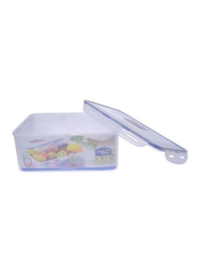Lock & Lock Rectangular Food Container, 5.5 Liter HPL836 Clear/Blue