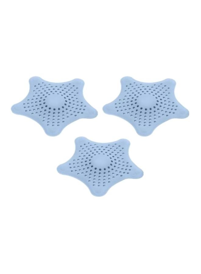 MARGOUN 3-Piece Star-Shaped Silicone Sink Strainer Multicolour  - Image 1