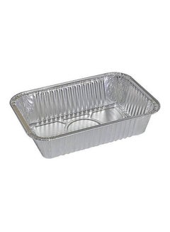 20-Piece Aluminum Containers With Lid Combo Pack Silver 10x890 ml, 10x1200ml - v1621433206/N45267349A_2