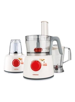 Tornado Food Processor 1000 Watt With 1.2 Liter Bowl And 1 Liter Blender 1000.0 W TFP-1000CC White And Clear - v1621433490/N47545841A_2