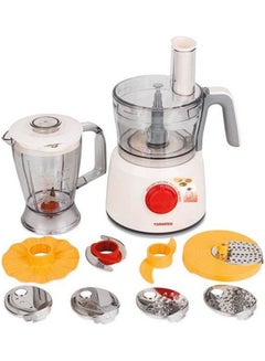 Tornado Food Processor 1000 Watt With 1.2 Liter Bowl And 1 Liter Blender 1000.0 W TFP-1000CC White And Clear - v1621433491/N47545841A_1