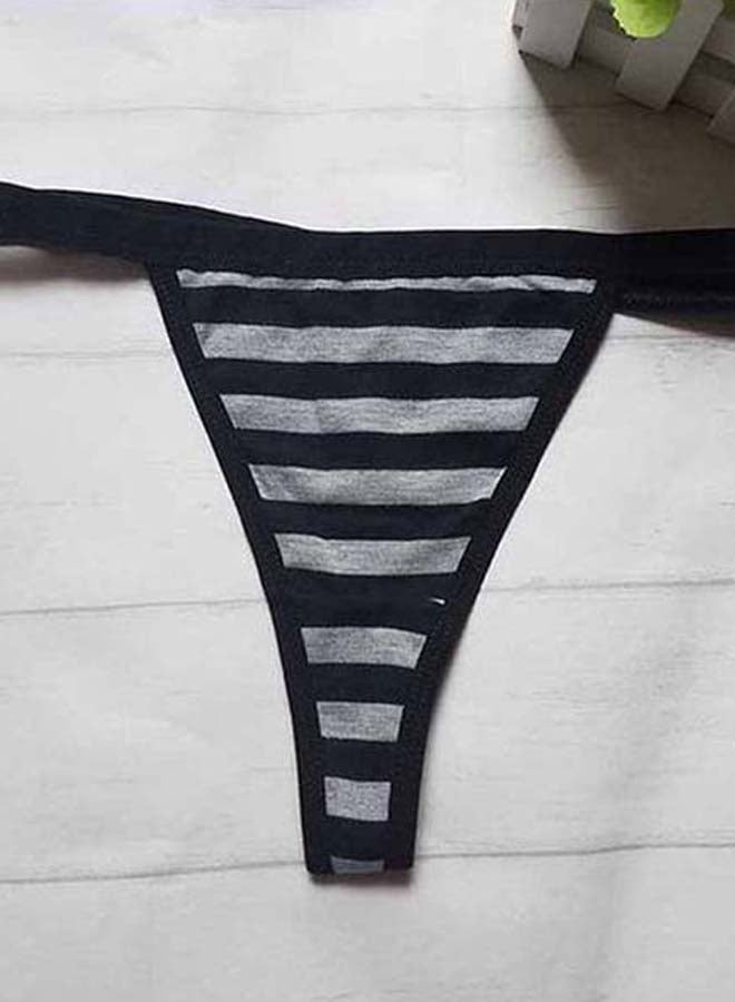 5 Pack Of Thong T Back Fashion Briefs Multicolour  - Image 2