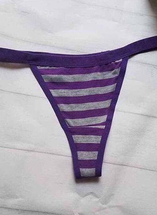 5 Pack Of Thong T Back Fashion Briefs Multicolour  - Image 4