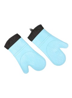 Sharpdo Oven Gloves Blue/Black 34x19x2cm 