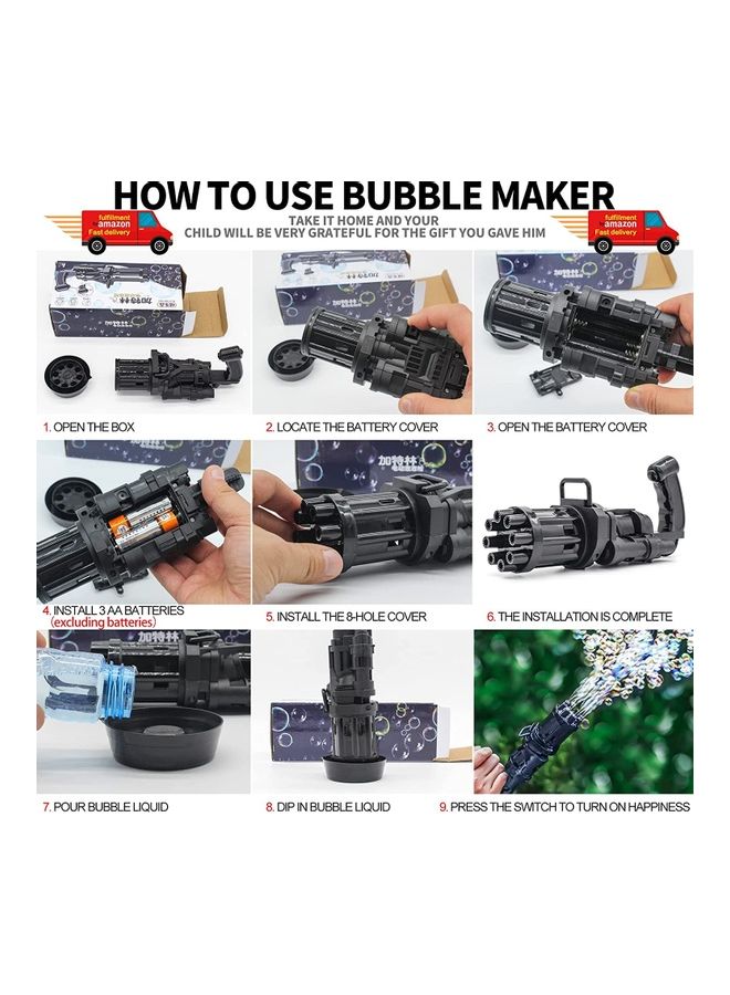 XiuWoo Gatling Bubble Gun With Cap - Image 5