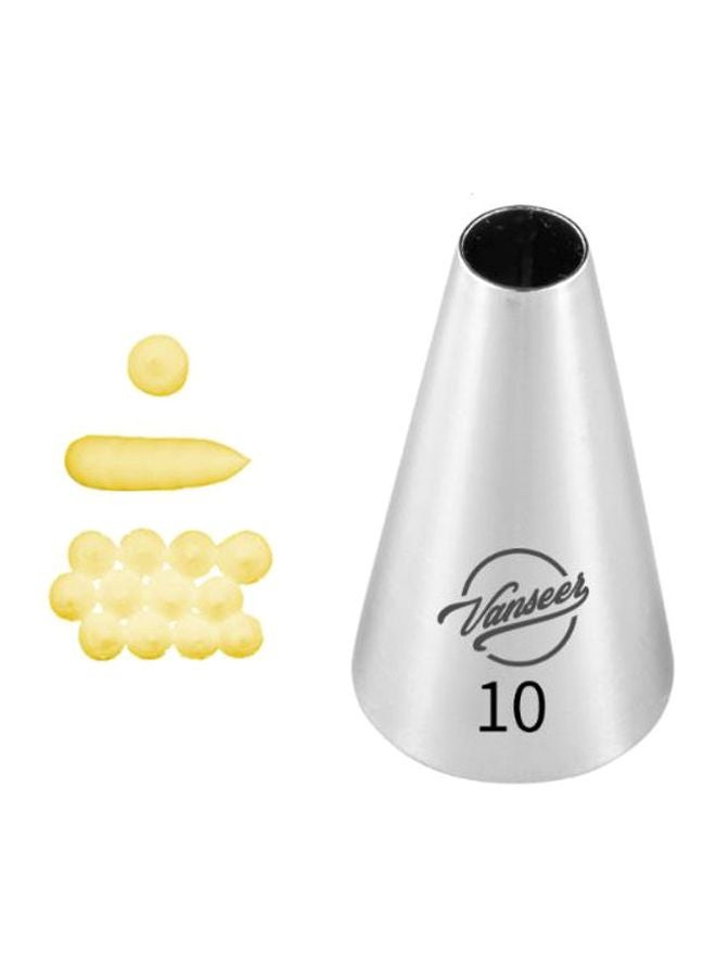 Beauenty Cake Decorating Piping Nozzle Silver 5cm - Image 2