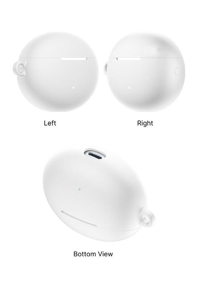 INEIX Soft Silicone Case Cover For Huawei FreeBuds 4i White - Image 4