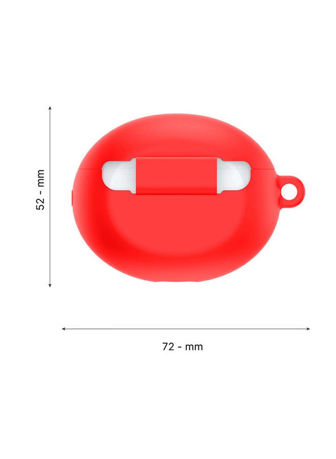 إينيكس غطاء حماية ناعم من السيليكون لهواوي فري بادز 4i أحمر - Image 5