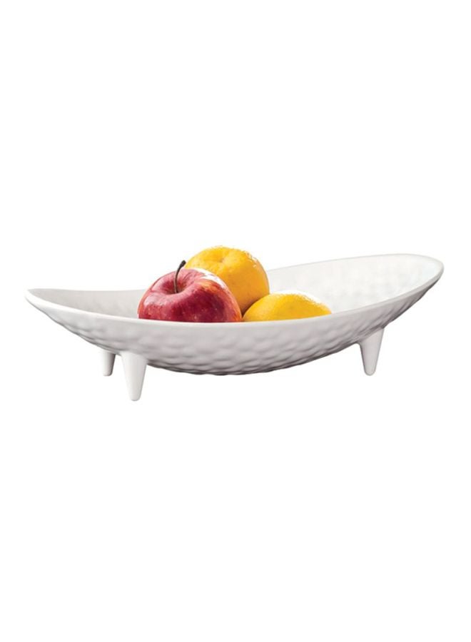 DINEWELL - Fruit Bowl White 19inch - Image 1