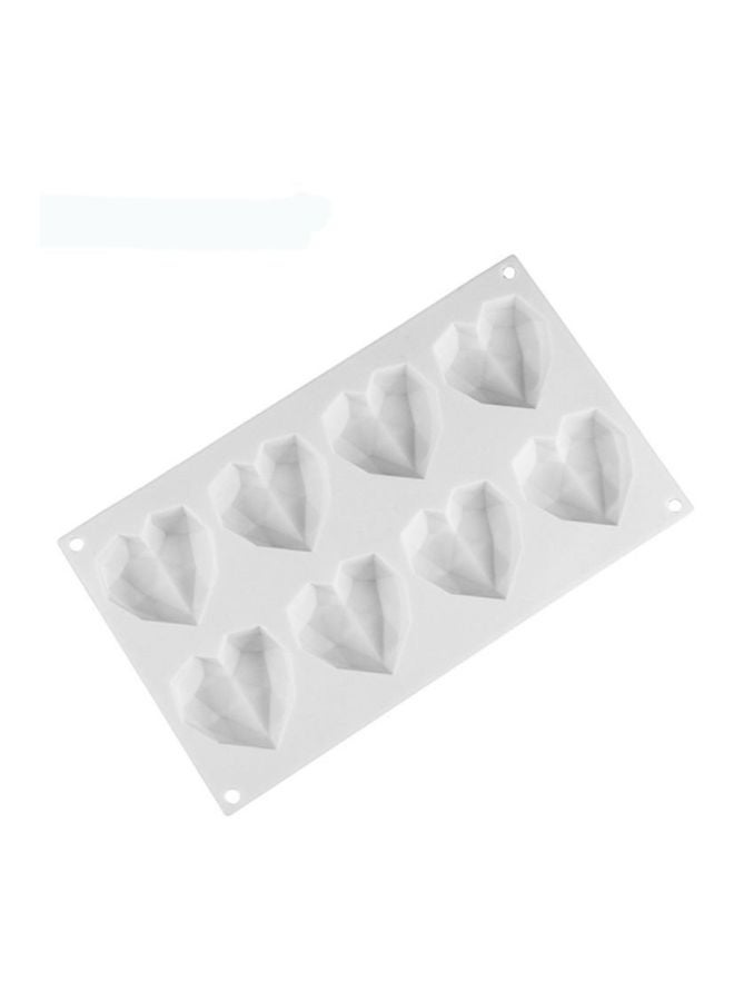 شاربدو قالب كيك سيليكون أبيض 29x17x2سم - Image 3