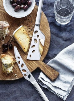 WMF 2-Piece Nuova Cheese Set Silver Cheese Knife 27.5 cm, Cheese Hatchet 24cm  - Image 4