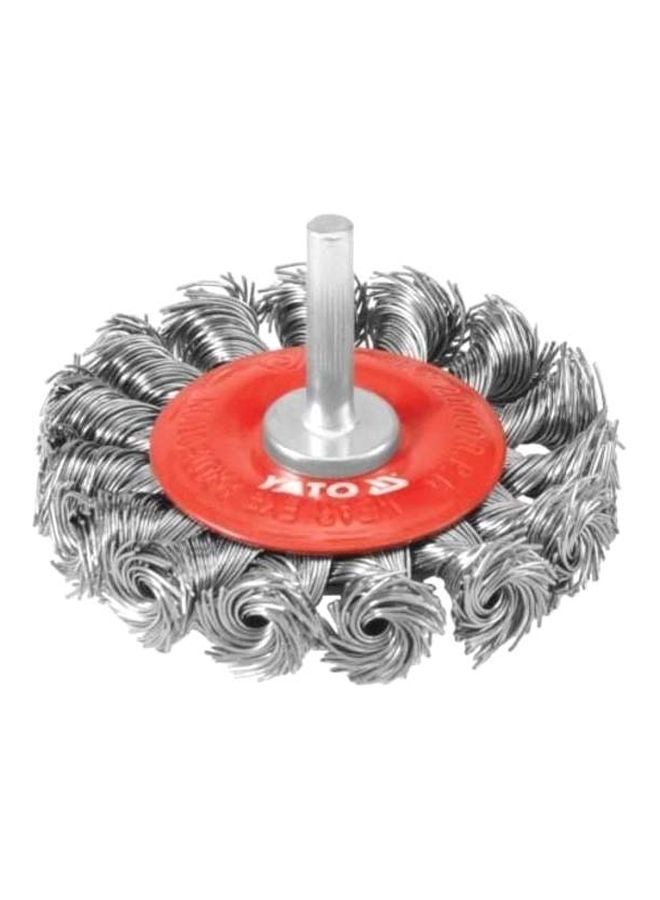 Yato Circular Twisted Wire Brush Silver
