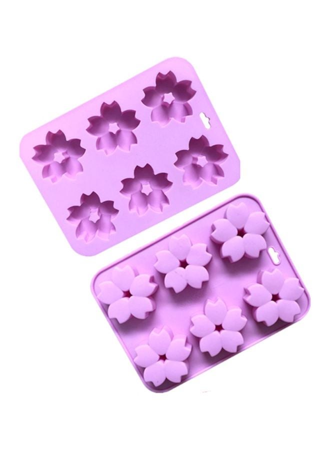 Sharpdo Silicone Cake Mould Purple 23x17x2.5cm - Image 3