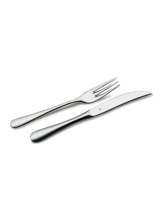 WMF 12-Piece Steak Knives And Forks Silver/Brown  - Image 3