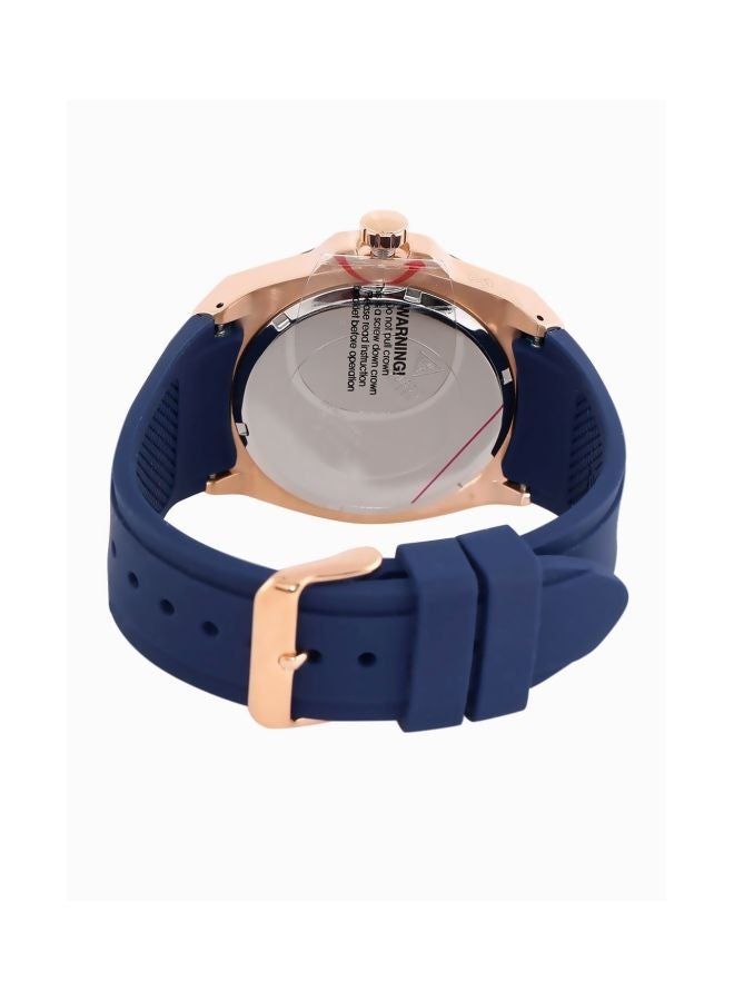 GUESS Men's Rubber Chronograph Watch W1049G2 - 45 mm - Blue - Image 2