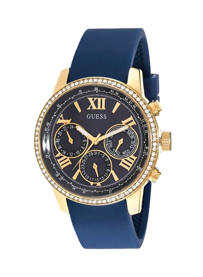 جس ساعة يد صن رايز كرونوغراف بسوار من المطاط طراز W0616L2 للنساء - Image 1