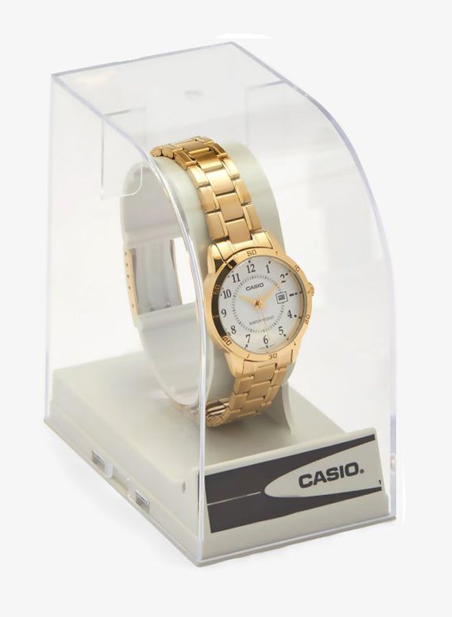 CASIO Women's Stainless Steel Analog Wrist Watch LTP-V004G-7BUDF - Image 5