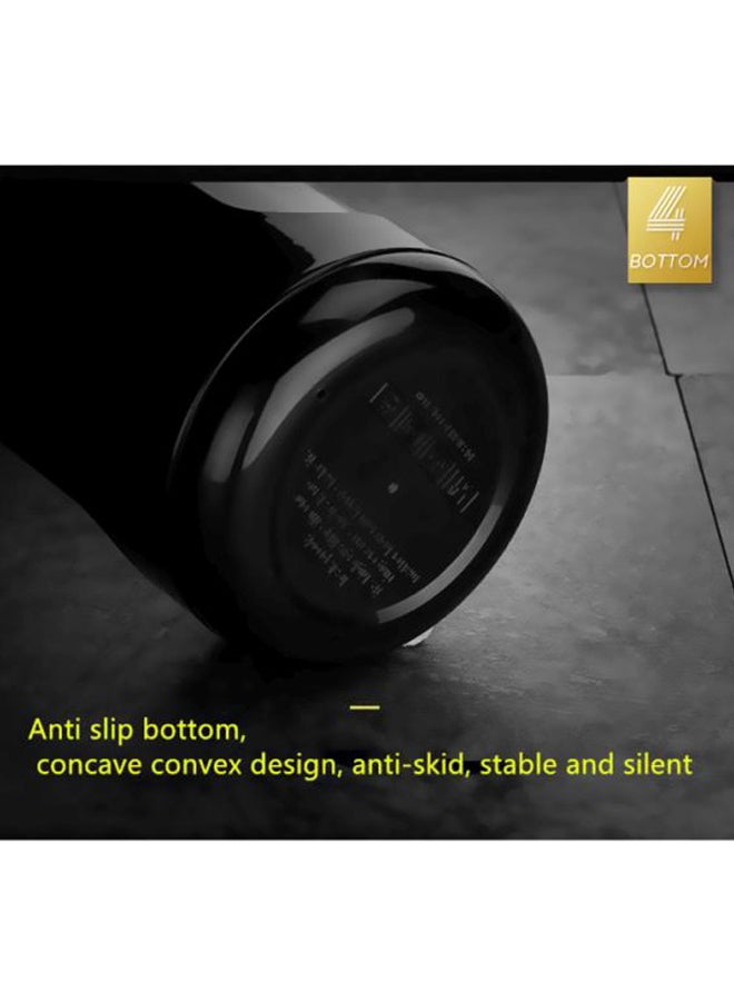 Beauenty Large Capacity Water Cup Black/Clear/Silver - Image 4