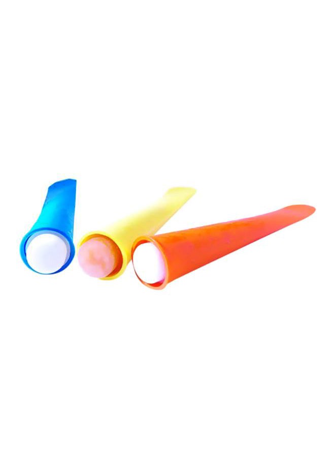 CYTHERIA - 3-Piece Ice Cream Makers Mould Orange/Yellow/Blue 15x3.5cm - Image 1