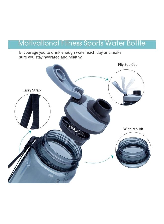 XiuWoo Water Bottle With Motivational Time Marker  - Image 2