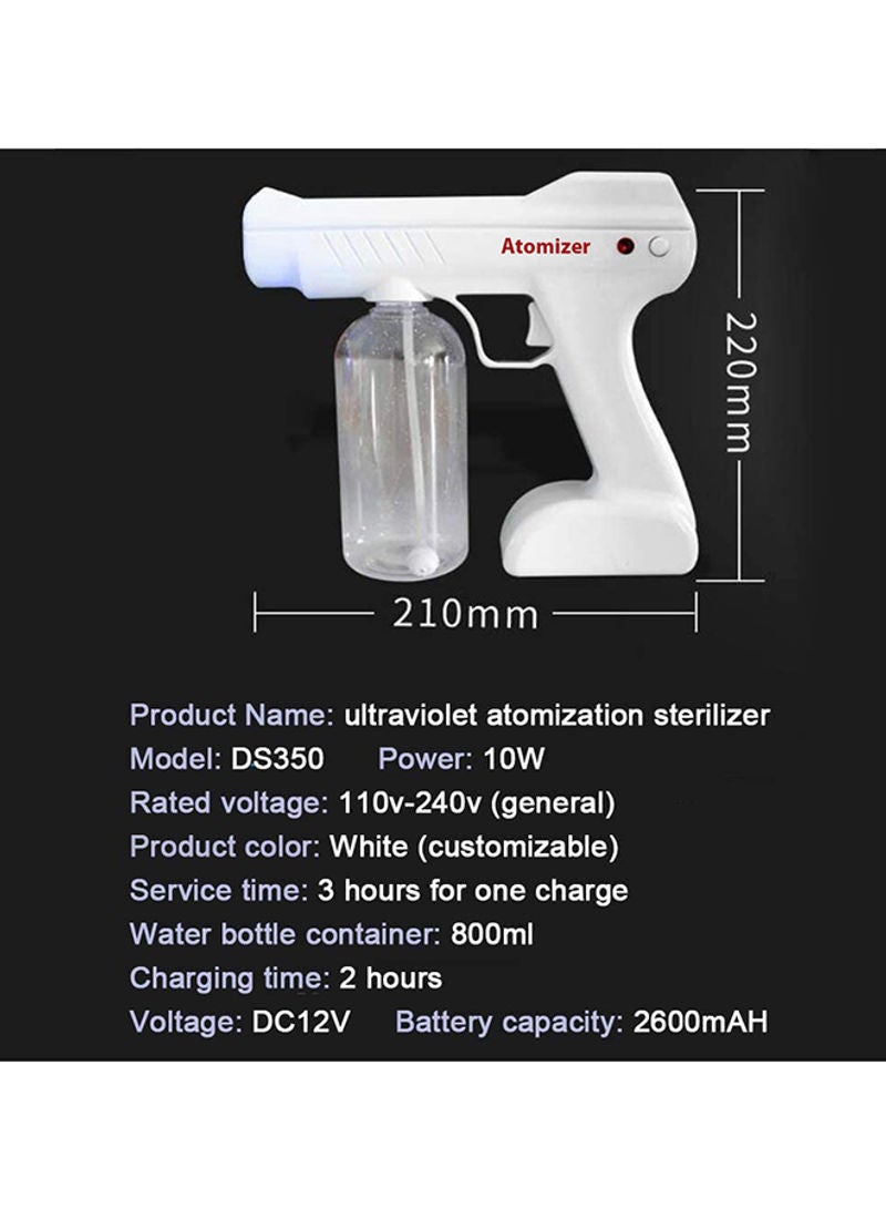ULV Cordless Electric Spray Gun PF0048/YJ-01A White - Image 3