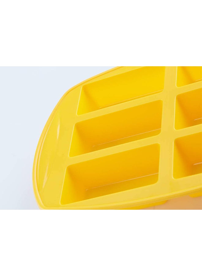 Penguen 6-Cup Solis Silicone Rectangle Muffin Mould Yellow ‎58x42.5x34.5cm - Image 3
