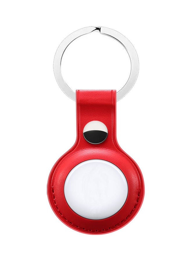 VILILY - AirTag Leather Loop red Red - Image 1