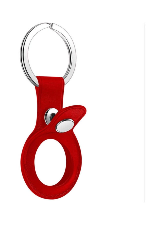 VILILY - AirTag Leather Loop red Red - Image 1