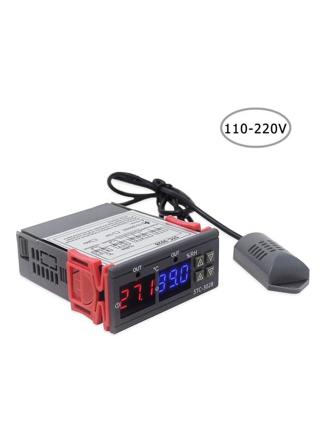Generic Digital Display Temperature And Humidity Controller Multicolour  - Image 1
