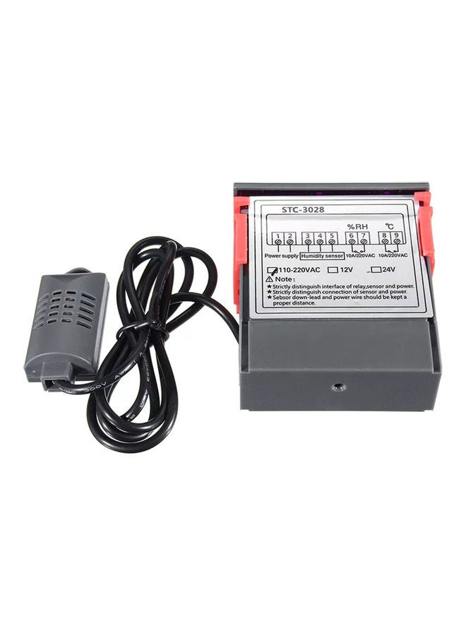Generic Digital Display Temperature And Humidity Controller Multicolour  - Image 2