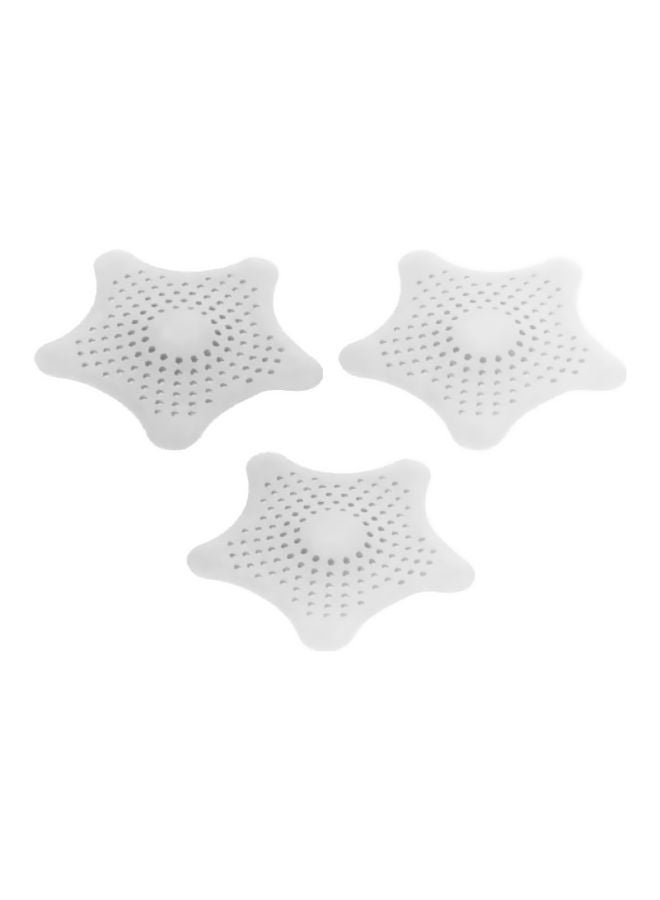 مارجون مصفاة حوض من السيليكون على شكل نجمة من 3 قطع أبيض  - Image 1
