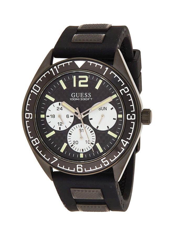 GUESS Men's Pacific Water Resistant Analog Watch W1167G2 - 46 mm - Black - Image 1