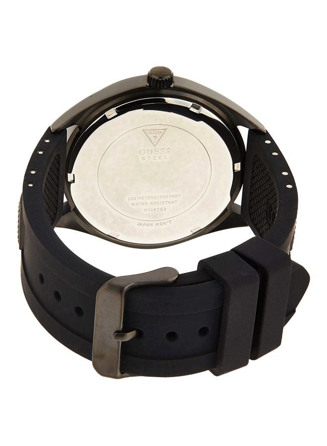 GUESS Men's Pacific Water Resistant Analog Watch W1167G2 - 46 mm - Black - Image 2