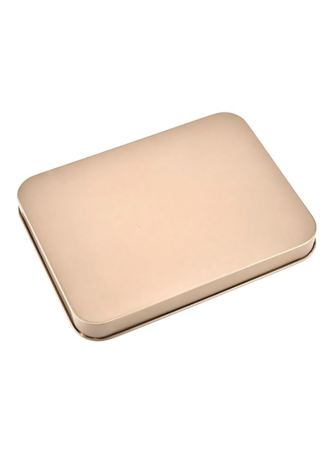 Sharpdo 10-Inch Non Stick Baking Pan Gold 24.5x18.5x2.6cm - Image 2