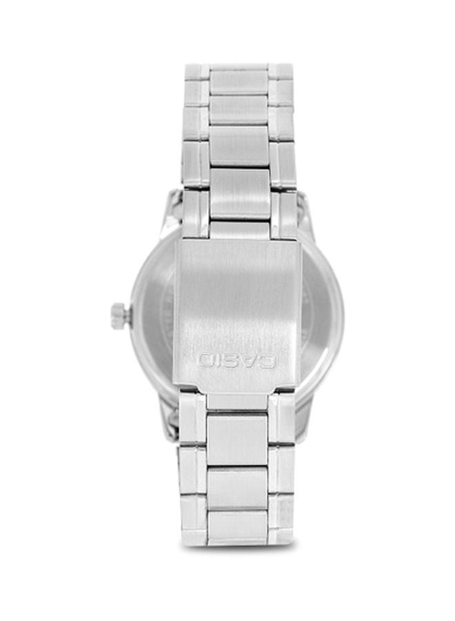 CASIO Men's Stainless Steel Analog Wrist Watch MTP-V002D-7B - 25 mm - Silver - Image 4