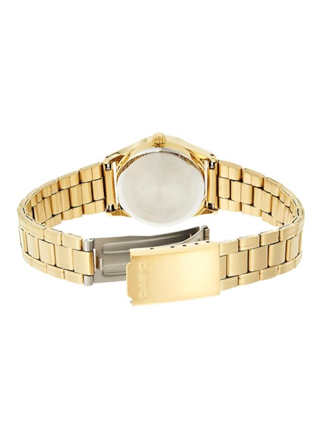 CASIO Women's Stainless Steel Analog Watch LTP-V006G-9BUDF - 25 mm - Gold - Image 2