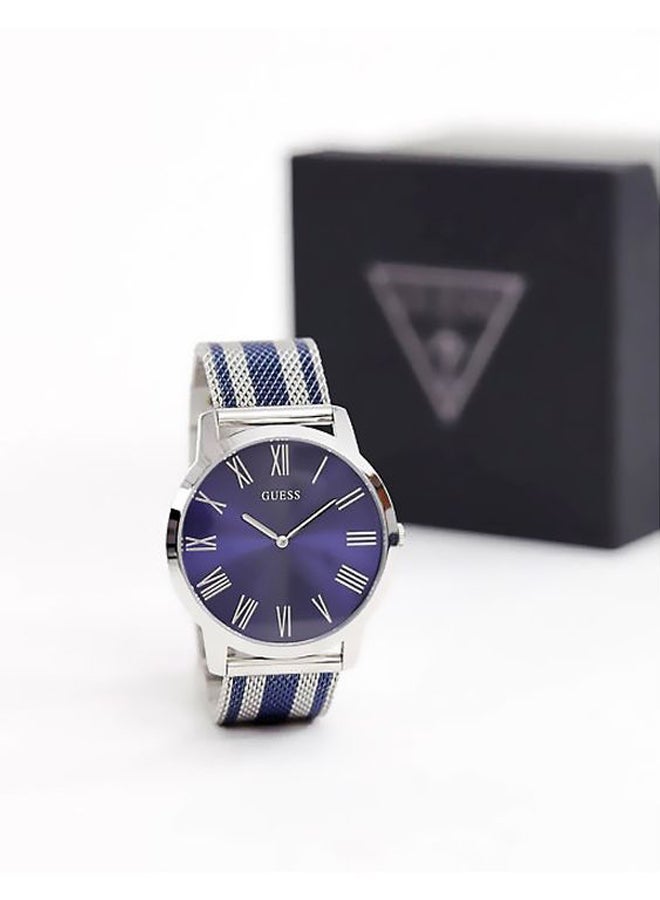 جس ساعة يد بعقارب ضد الماء وسوار من الستانلس ستيل، طراز W1179G1 للرجال - Image 5