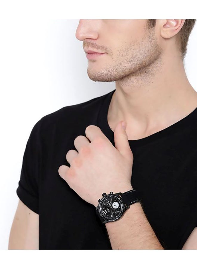 GUESS - Men's Silicone Chronograph Watch W0971G1 - Image 1